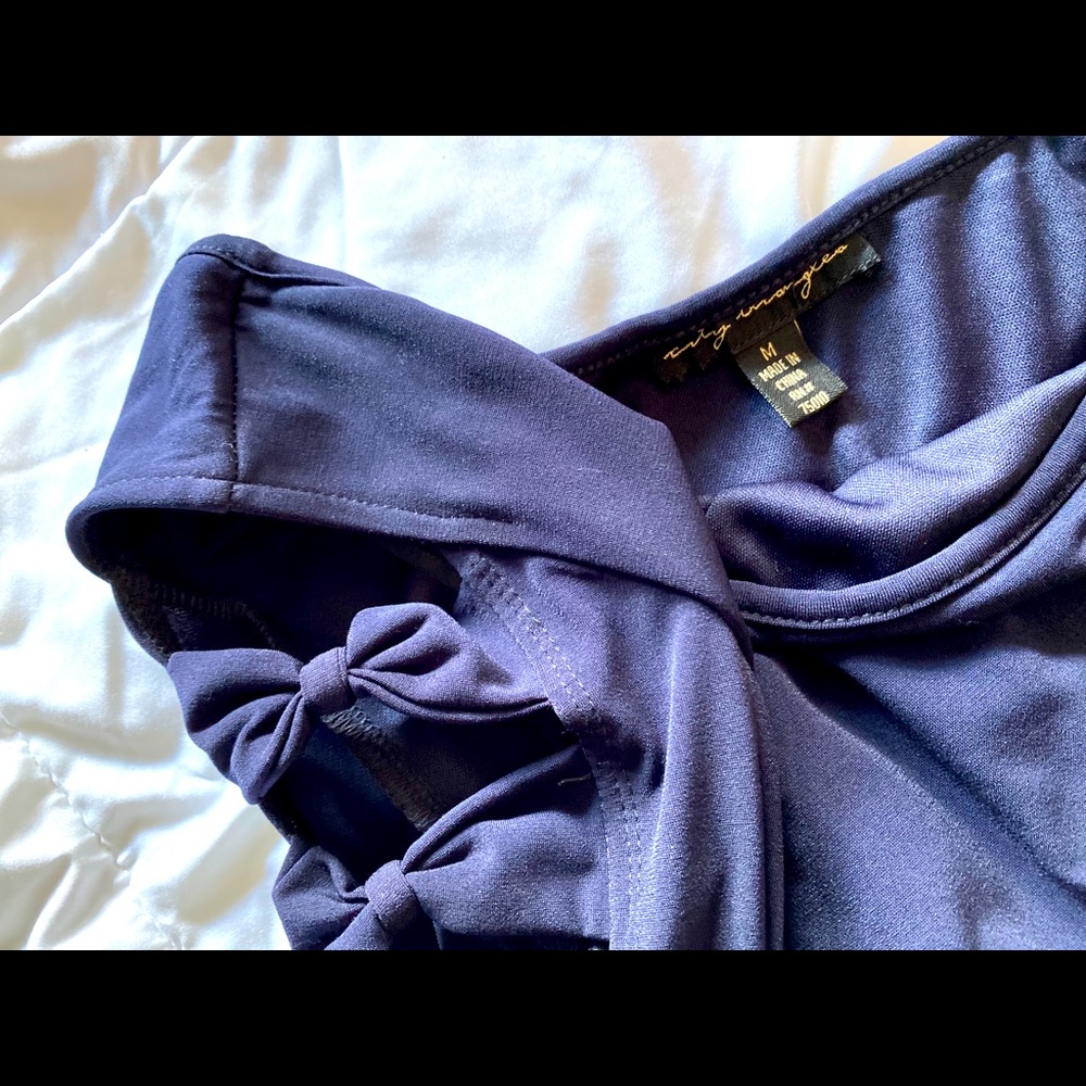 one sleeve mini cocktail dress